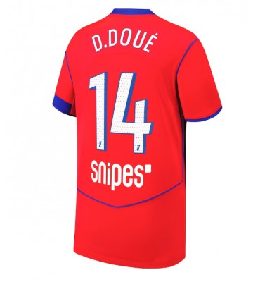 Paris Saint-Germain Desire Doue #14 Tredjetrøje 2025-26 Kortærmet